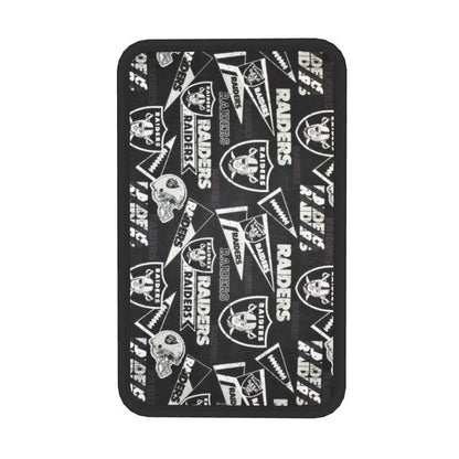 Car armrest box pad Las Vegas Raiders1 Printed central armrest box pad anti slip pad