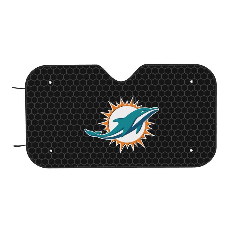 Miami Dolphins Printed is suitable front Car windshield sunshades Car windshield sunshades