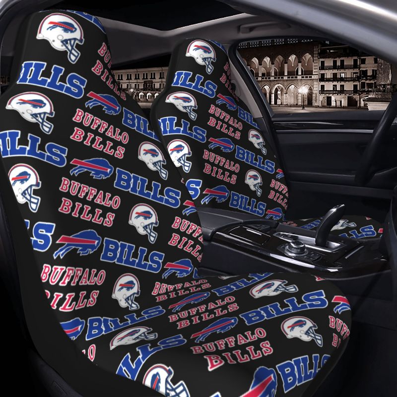 Buffalo Bills 2 Printed seat dust protection cover car seat protective cover