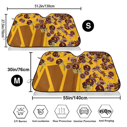 Washington Redskins Print multiple sizes car windshield sunshade panel car windshield sunshade cover