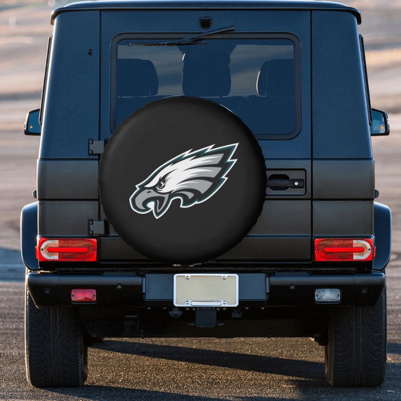 Philadelphia Eagles 3 Car tire protective cover waterproof and dustproof tire cover