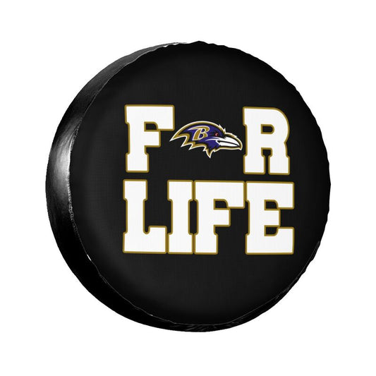 Baltimore Ravens Printing tire protection cover car spare tire dust protection cover