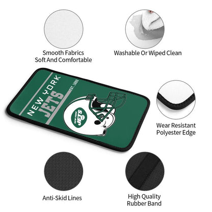 New York Jets Print car armrest box cushion armrest protective cover