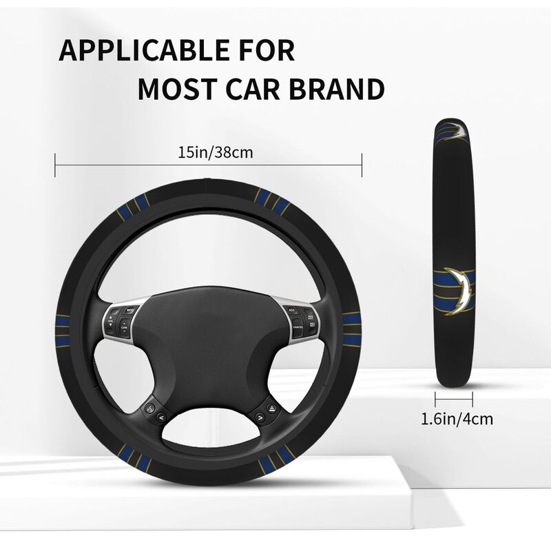 San Diego Chargers 2 Printed breathable elastic steering wheel cover anti slip cover
