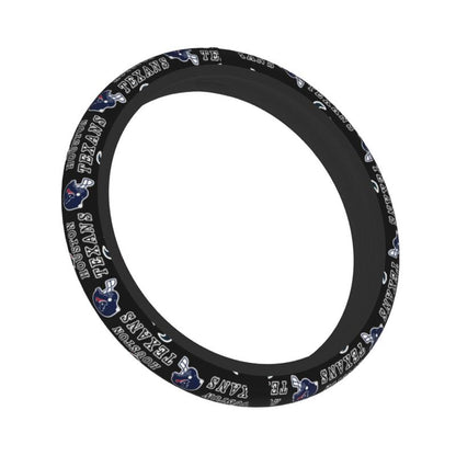 Houston Texans Printed car protective cover elastic steering wheel cover