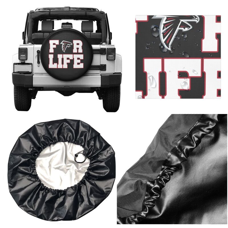 Atlanta Falcons Printing tire protection cover car spare tire dust protection cover