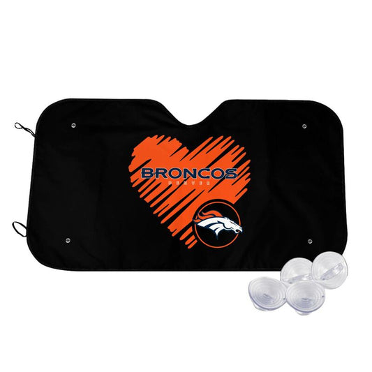 Denver Broncos Printing is suitable car front windshield sunshades Car windshield sunshades