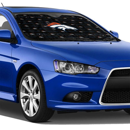 Denver Broncos Printed is suitable for front Car windshield sunshades Car windshield sunshades