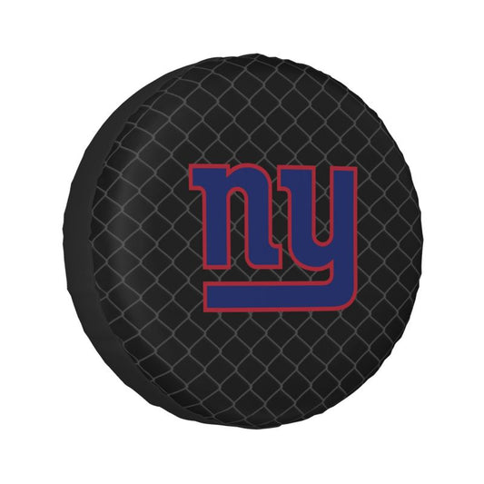 New York Giants Grid background car tire waterproof dustproof protective cover
