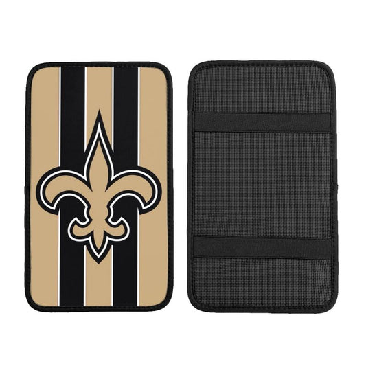New Orleans Saints1 Printed car center armrest box pad anti slip pad