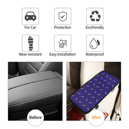 Baltimore Ravens  Printed armrest protective cover car armrest box cushion