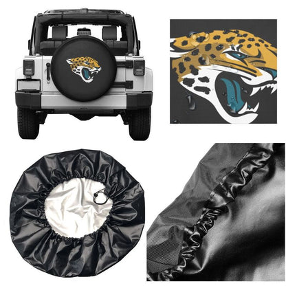 Jacksonville Jaguars Print tire protection covers car sunscreen tire protection covers