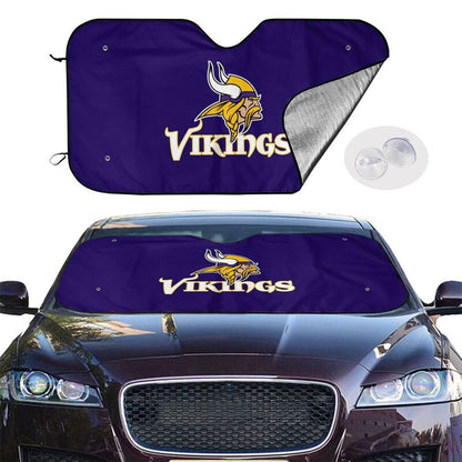 Minnesota Vikings Print Car windshield sunshades suitable for front Car windshield sunshades