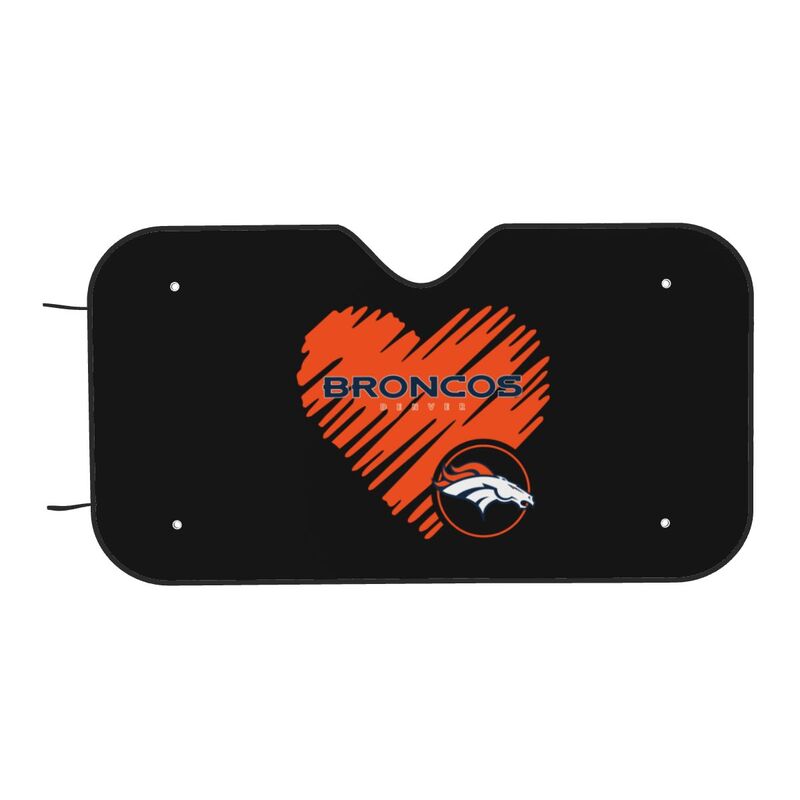 Denver Broncos Printing is suitable car front windshield sunshades Car windshield sunshades