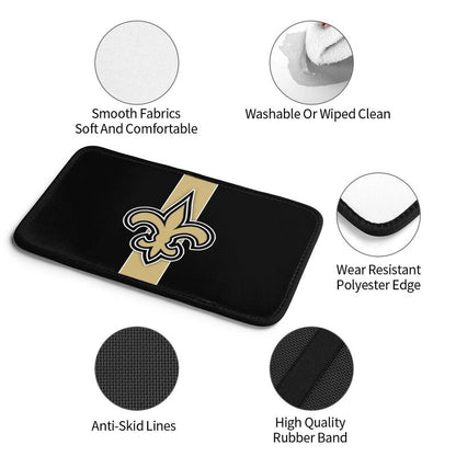 New Orleans Saints2 Printed car center armrest box pad anti slip pad