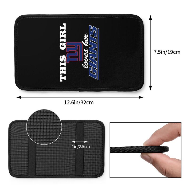 New York Giants Printing car center console pad car armrest protective cover