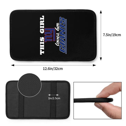 New York Giants Printing car center console pad car armrest protective cover