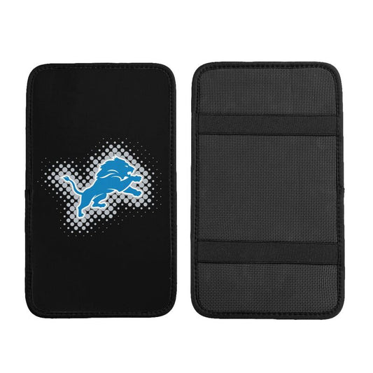 Detroit Lions Printed car armrest box cushion armrest protective cover