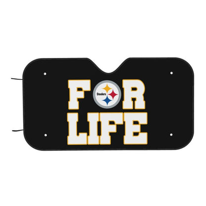 Pittsburgh Steelers 2 Printed car windshield sunshade (multi size)  front windshield sunshade