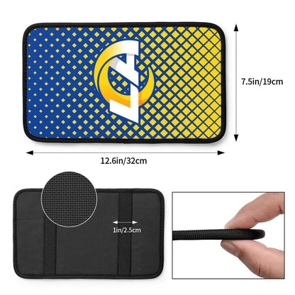 Los Angeles Rams Car handrail box cushion Personalized printed car armrest cover