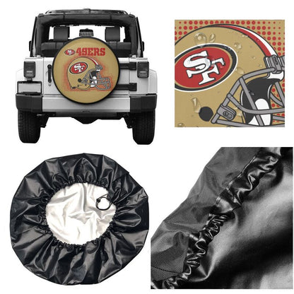 San Francisco 49ers Printed tire protection cover car sun protection tire protection cover