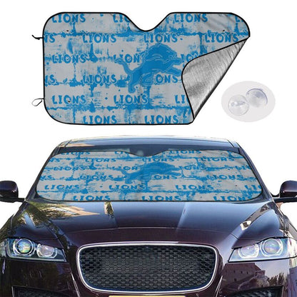 Detroit Lions Printed front windshield sunshade car windshield sunshade (multi size)
