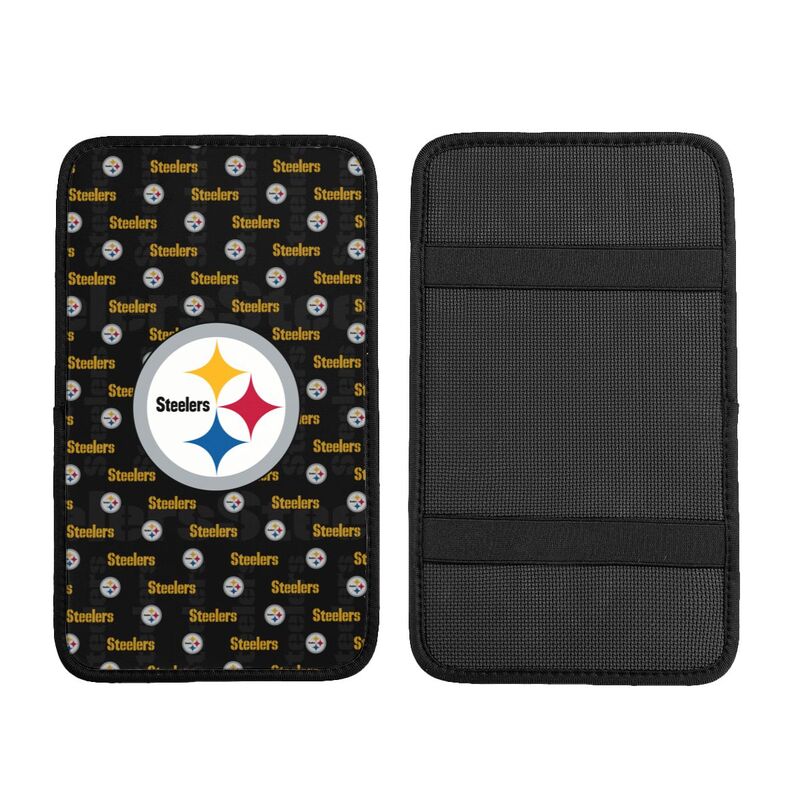 Pittsburgh Steelers printed Car handrail cushion Personalized car armrest cover
