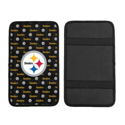 Pittsburgh Steelers printed Car handrail cushion Personalized car armrest cover