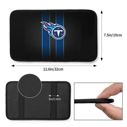 Car armrest box pad Tennessee Titans 4 Printed central armrest box pad protective pad