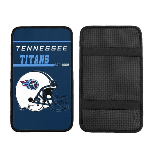 Tennessee Titans Print car armrest box cushion armrest protective cover