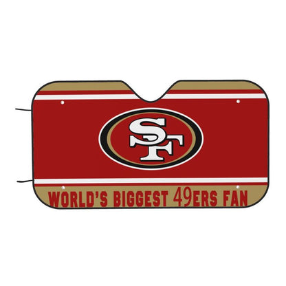 San Francisco 49ers Printing is suitable for car front windshield sunshades Car windshield sunshades