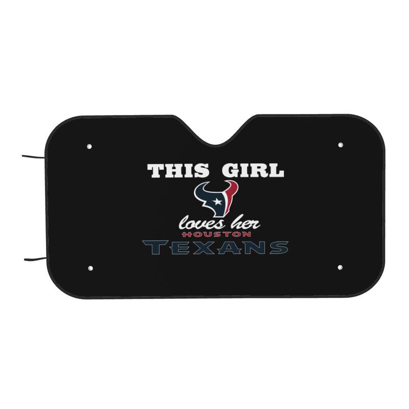 Houston Texans Printing multi size car front windshield sunshade car windshield sunshade
