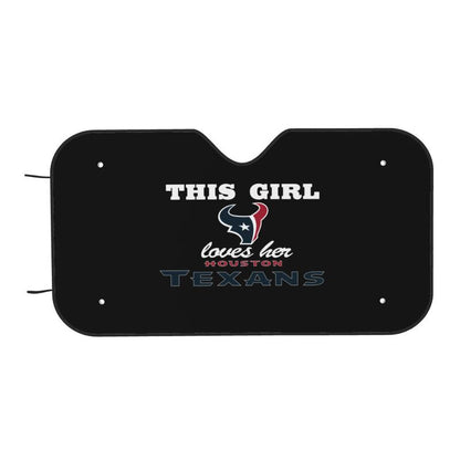 Houston Texans Printing multi size car front windshield sunshade car windshield sunshade