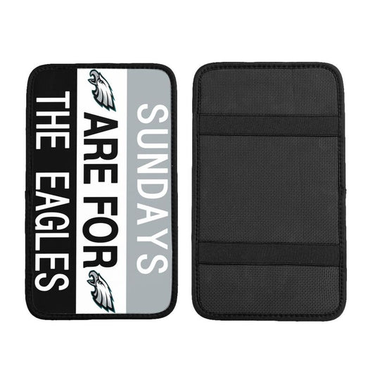 Philadelphia Eagles Personalized printed car armrest cover Car handrail box cushion