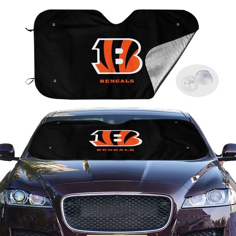 Cincinnati Bengals Printing Car windshield sunshades is suitable front windshield sunshades