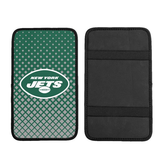 New York Jets Car handrail box cushion Personalized printed car armrest cover