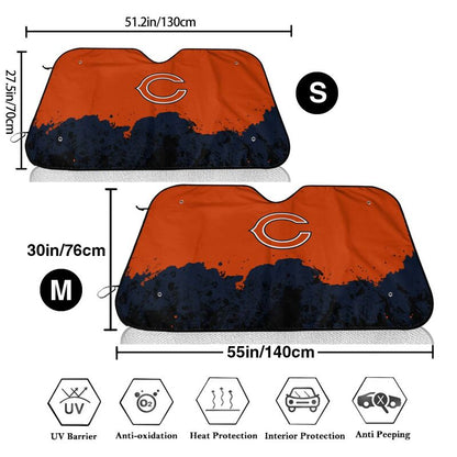 Chicago Bears Print car front windshield sunshade car windshield sunshade (multi size)