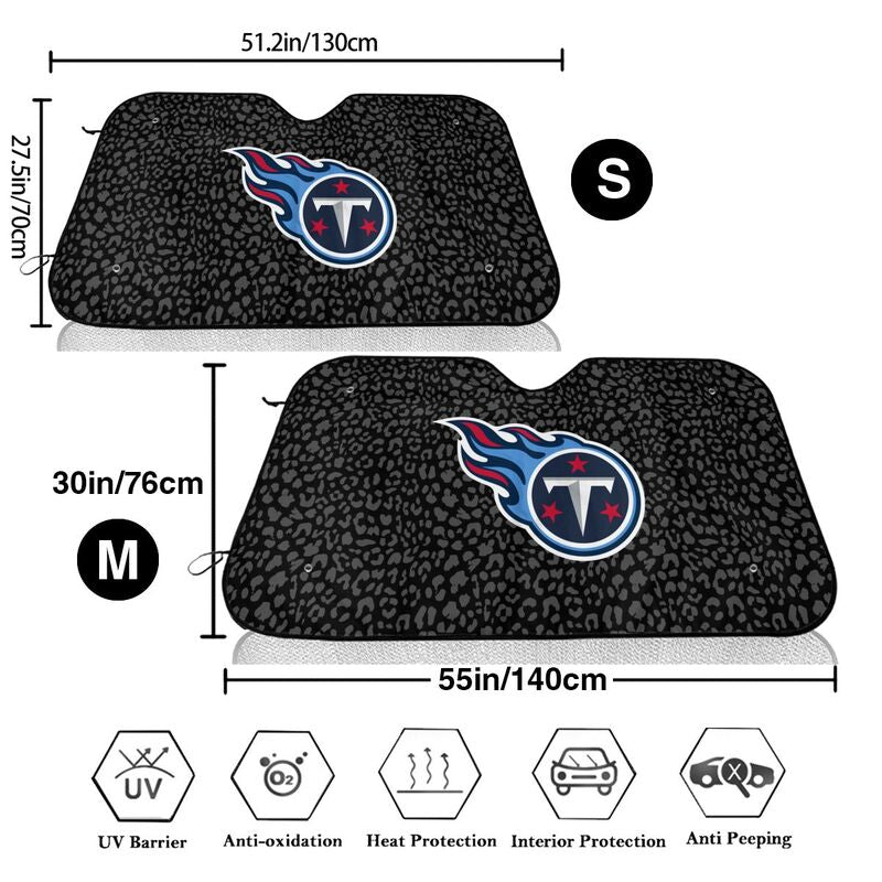 Tennessee Titans Printed Car windshield sunshades is suitable front Car windshield sunshades