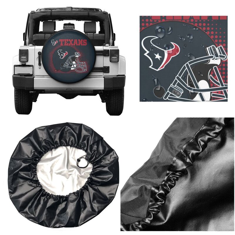 Houston Texans Printed tire protection cover car sun protection tire protection cover