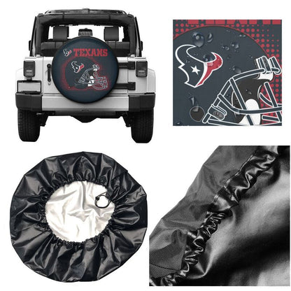 Houston Texans Printed tire protection cover car sun protection tire protection cover