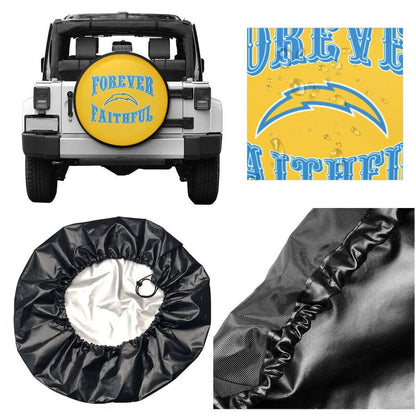 San Diego Chargers Printing car spare tire dust protection cover tire protection cover