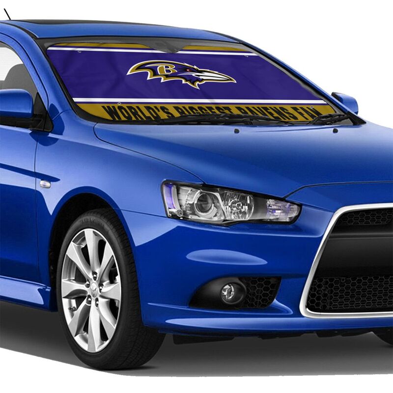 Baltimore Ravens Printing is suitable for car front windshield sunshades Car windshield sunshades