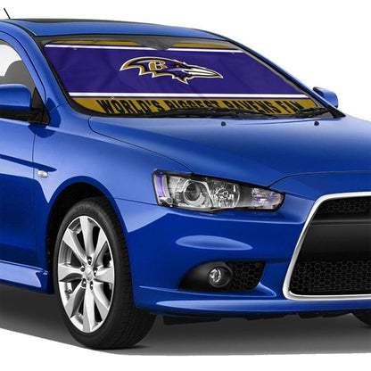 Baltimore Ravens Printing is suitable for car front windshield sunshades Car windshield sunshades