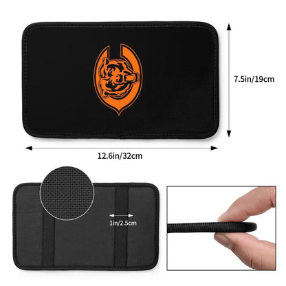 Car armrest box pad Chicago Bears 6 Printed central armrest box cushion protective pad