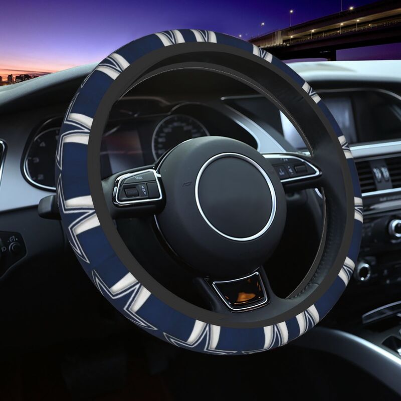 Dallas Cowboys 1 Printed elastic steering wheel cover breathable protective cover