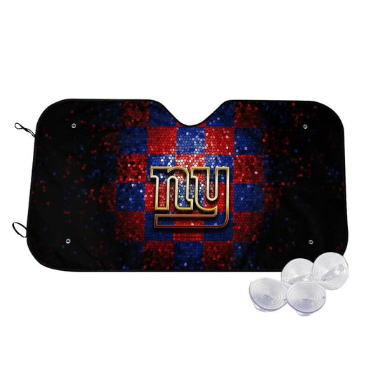 New York Giants 3 Print Car windshield sunshades suitable for front Car windshield sunshades