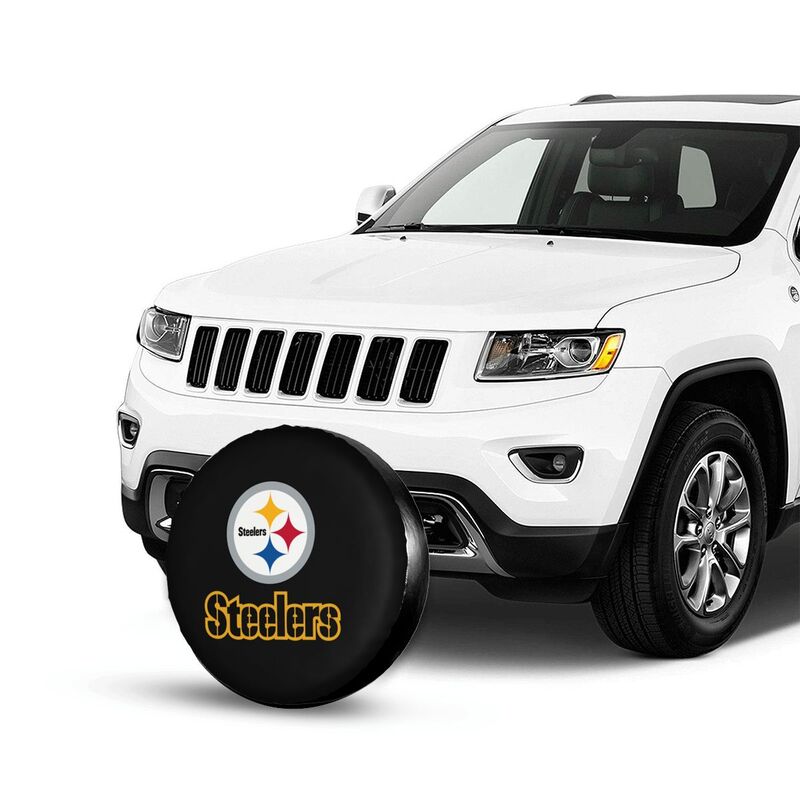 Pittsburgh Steelers 4 Printing tire protection cover car sun protection tire protection covers