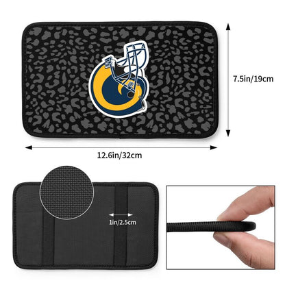 Los Angeles Rams 3 print Car handrail box cushion Personalized car armrest cover