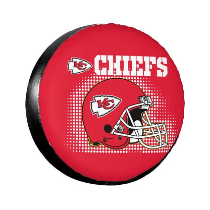 Kansas City Chiefs Printed tire protection cover car sun protection tire protection cover