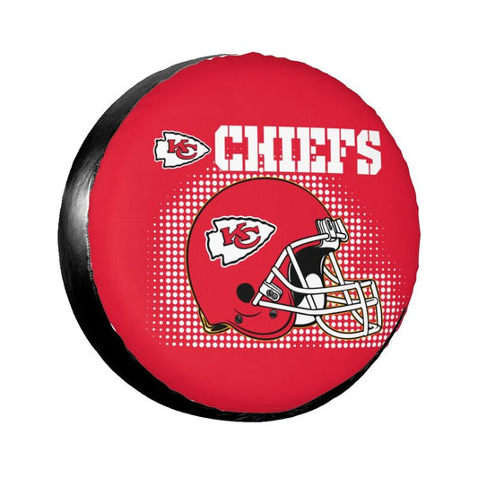 Kansas City Chiefs Printed tire protection cover car sun protection tire protection cover